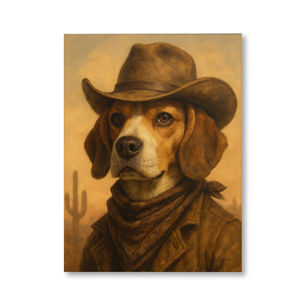 The Cowboy — Custom Pet Portrait