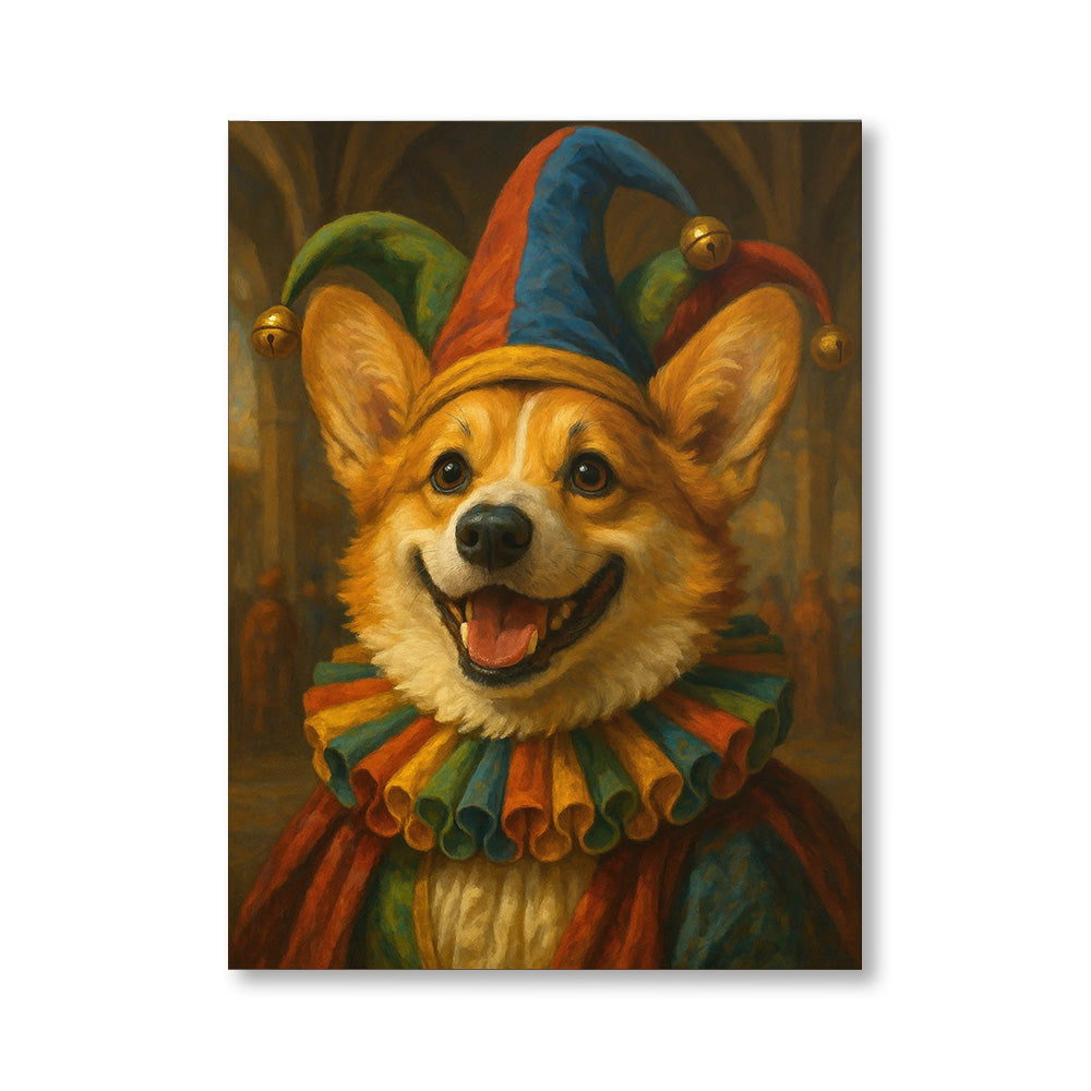 The Royal Jester — Custom Pet Portrait