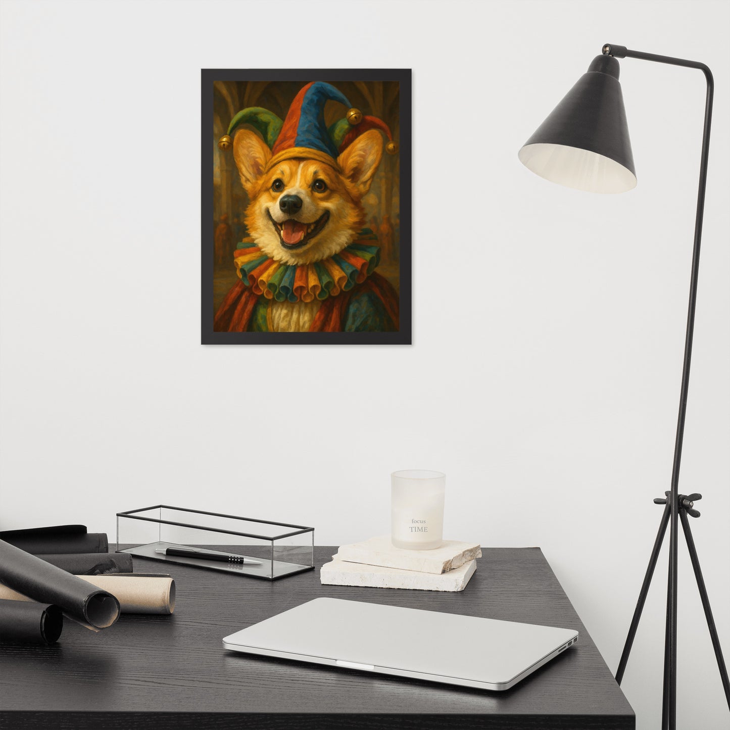 The Royal Jester — Custom Pet Portrait