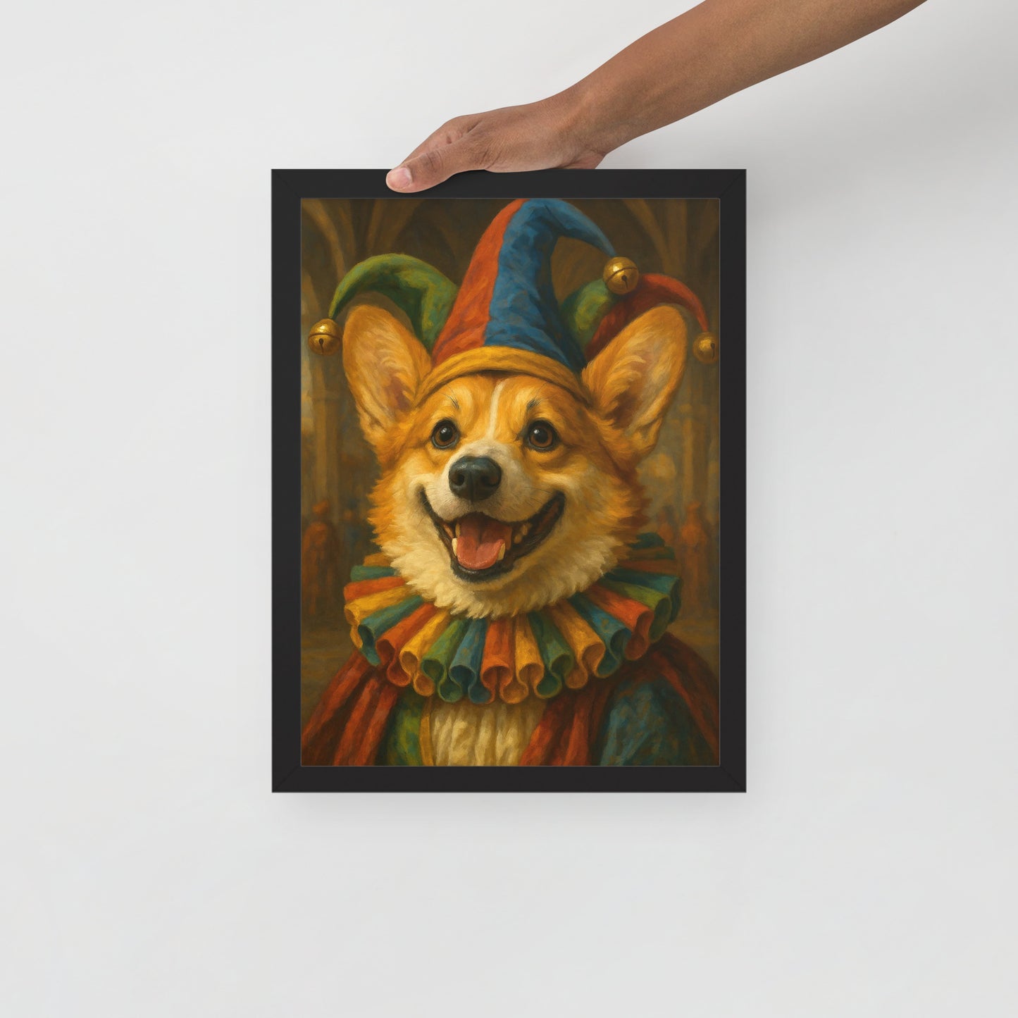 The Royal Jester — Custom Pet Portrait