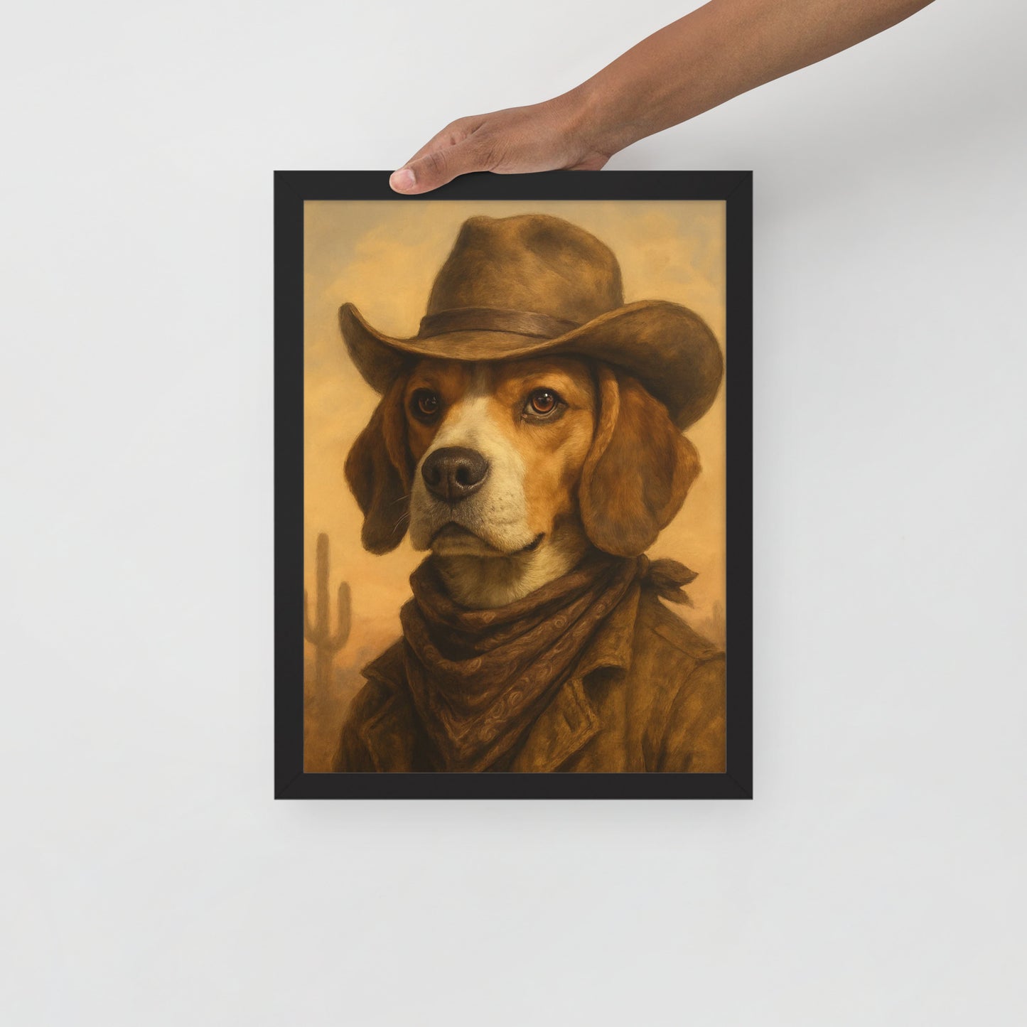 The Cowboy — Custom Pet Portrait