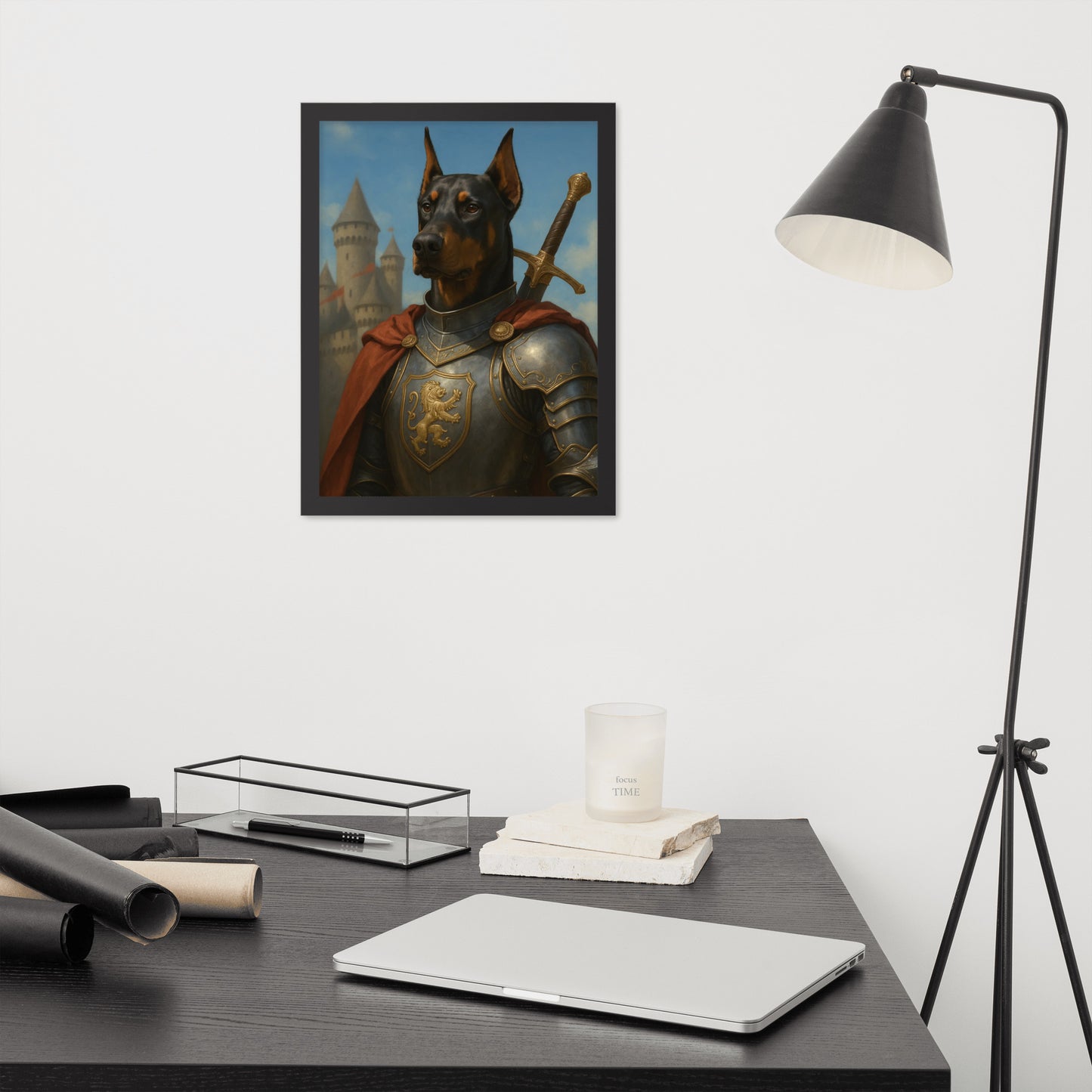 The Noble Knight — Custom Pet Portrait