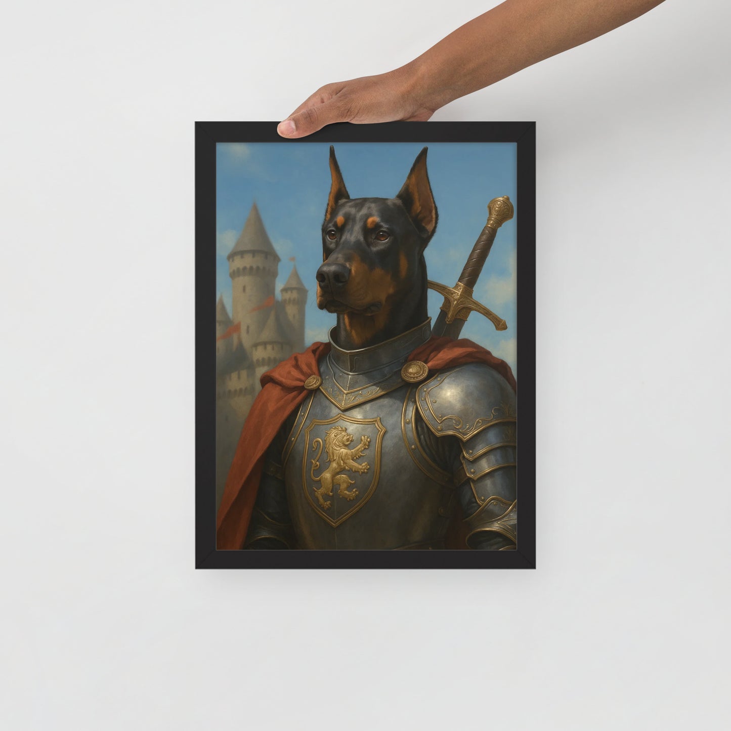The Noble Knight — Custom Pet Portrait