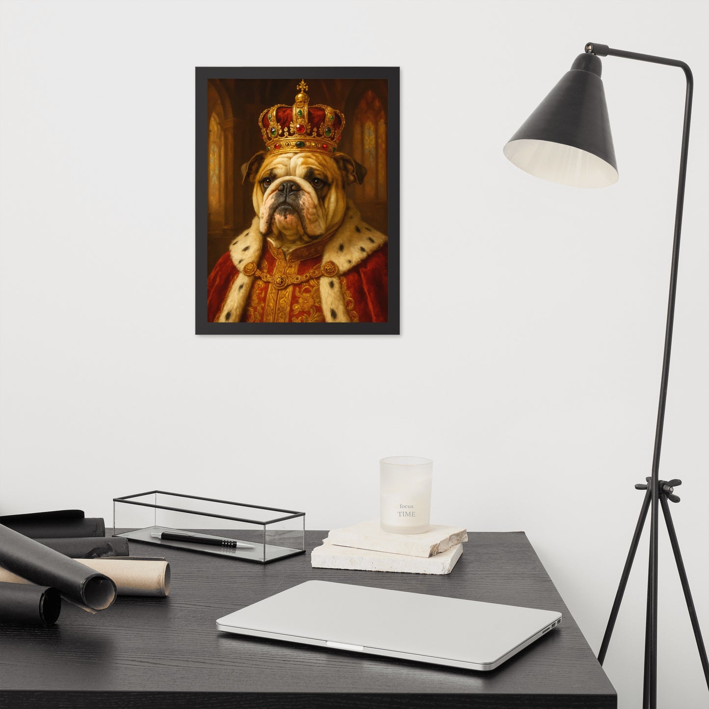 The Sovereign Monarch — Custom Pet Portrait