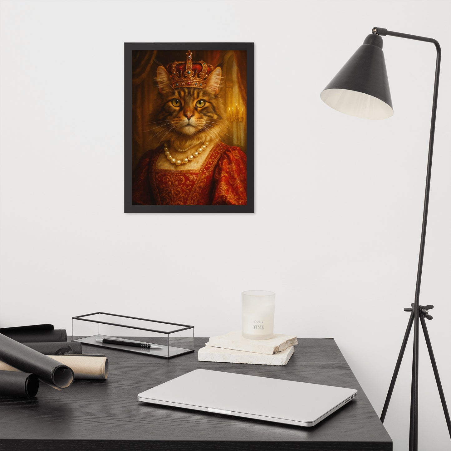 The Majestic Queen — Custom Pet Portrait