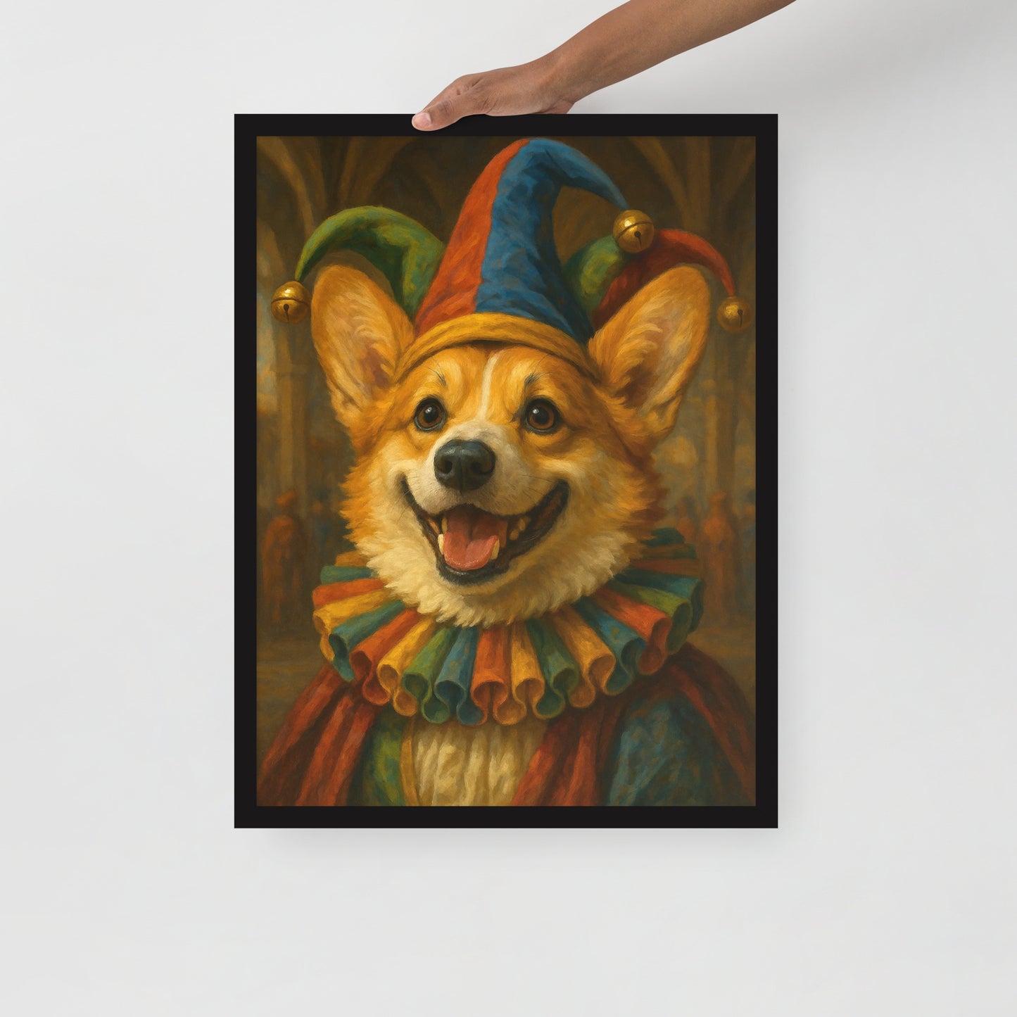 The Royal Jester — Custom Pet Portrait