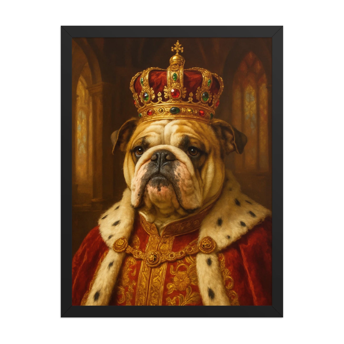 The Sovereign Monarch — Custom Pet Portrait