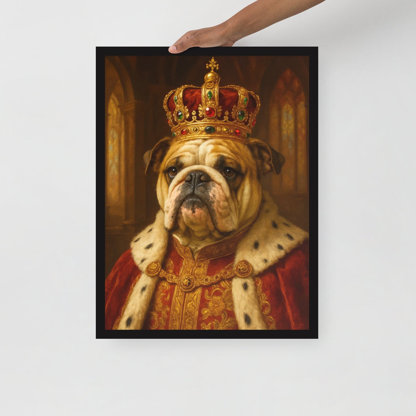 The Sovereign Monarch — Custom Pet Portrait