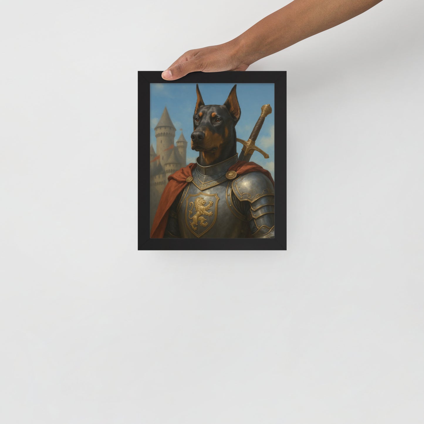 The Noble Knight — Custom Pet Portrait