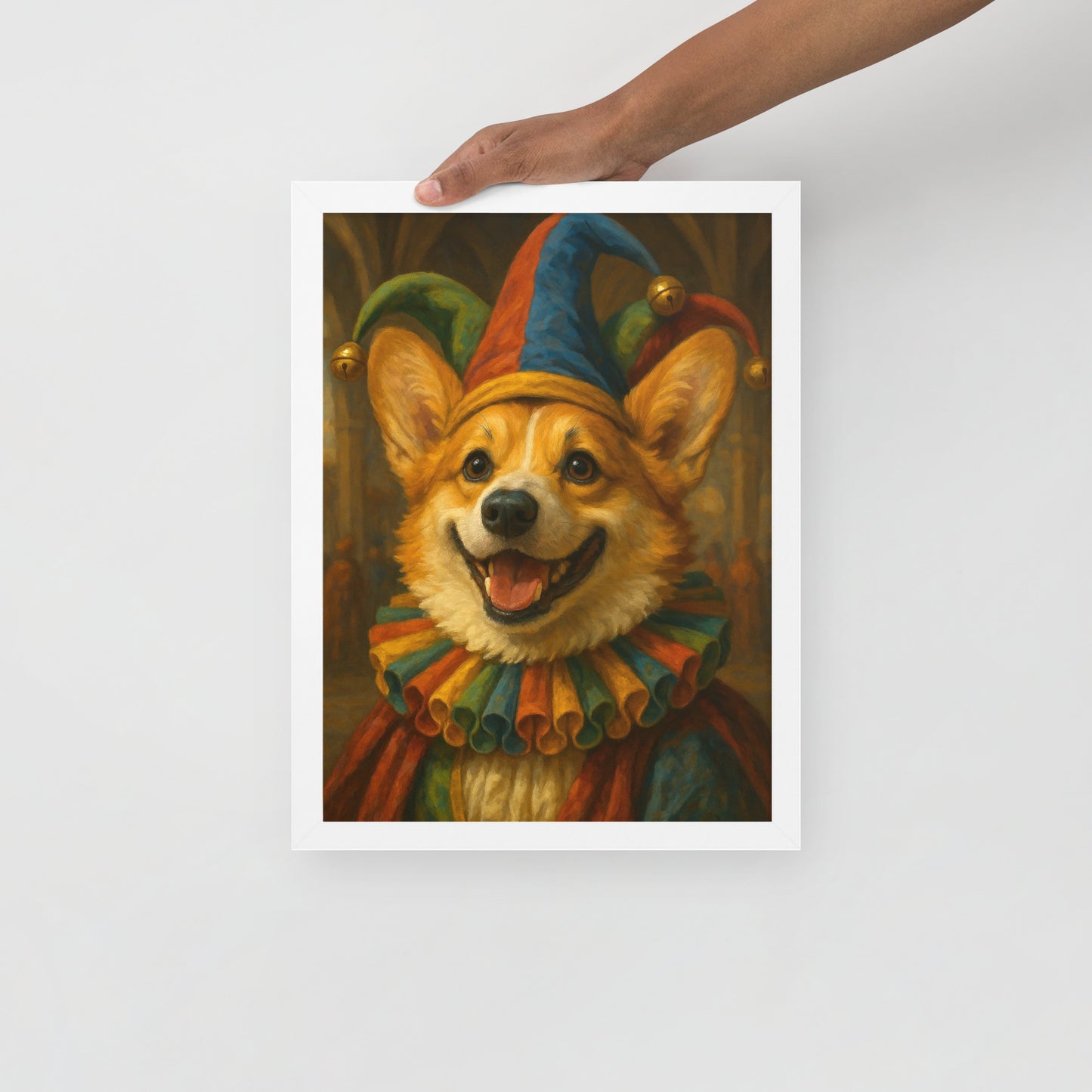 The Royal Jester — Custom Pet Portrait