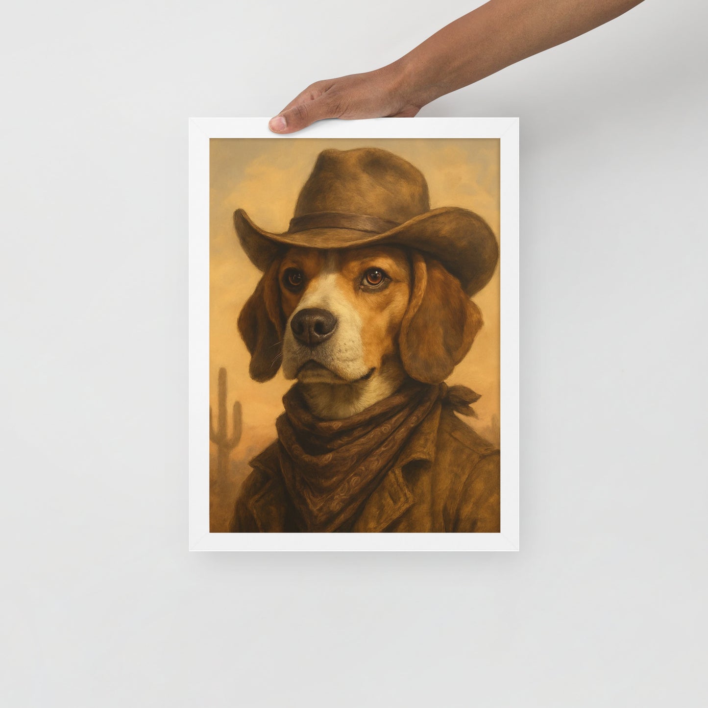The Cowboy — Custom Pet Portrait