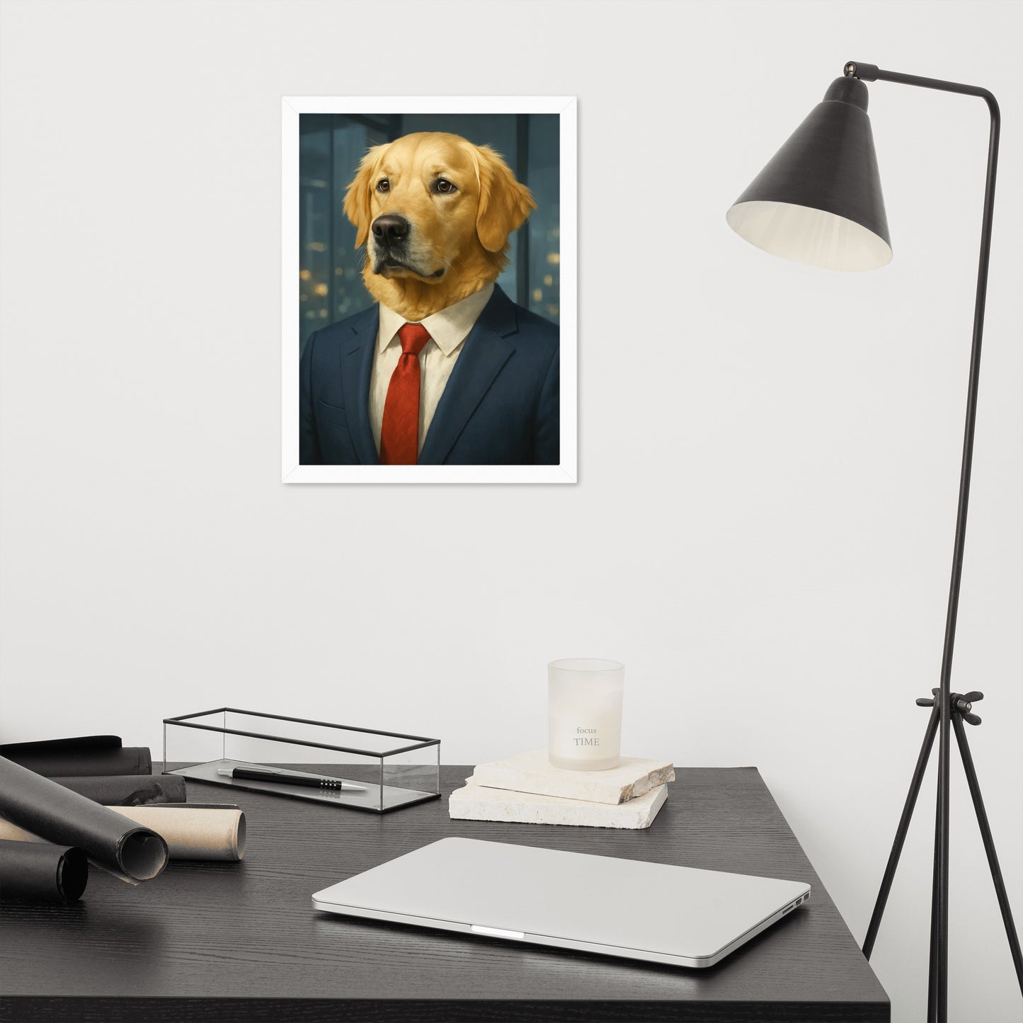 The CEO — Custom Pet Portrait