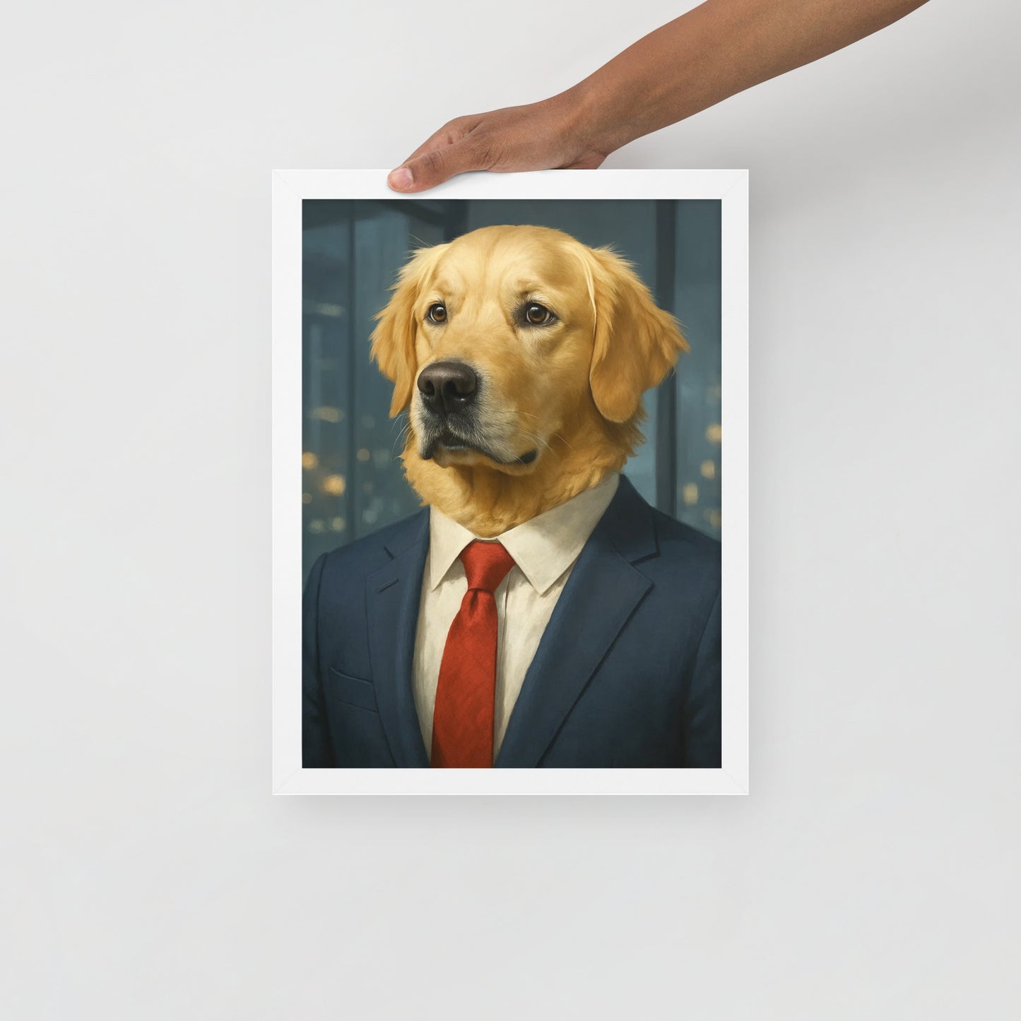 The CEO — Custom Pet Portrait