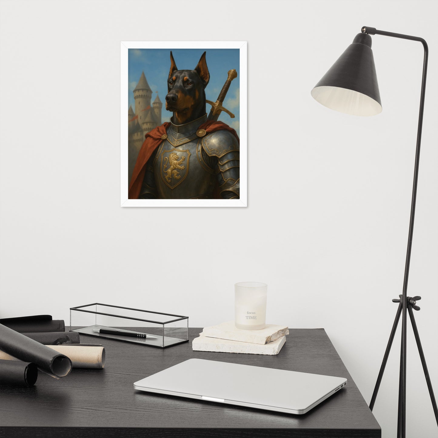 The Noble Knight — Custom Pet Portrait
