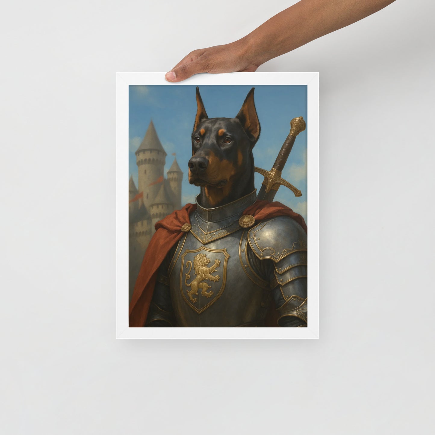 The Noble Knight — Custom Pet Portrait