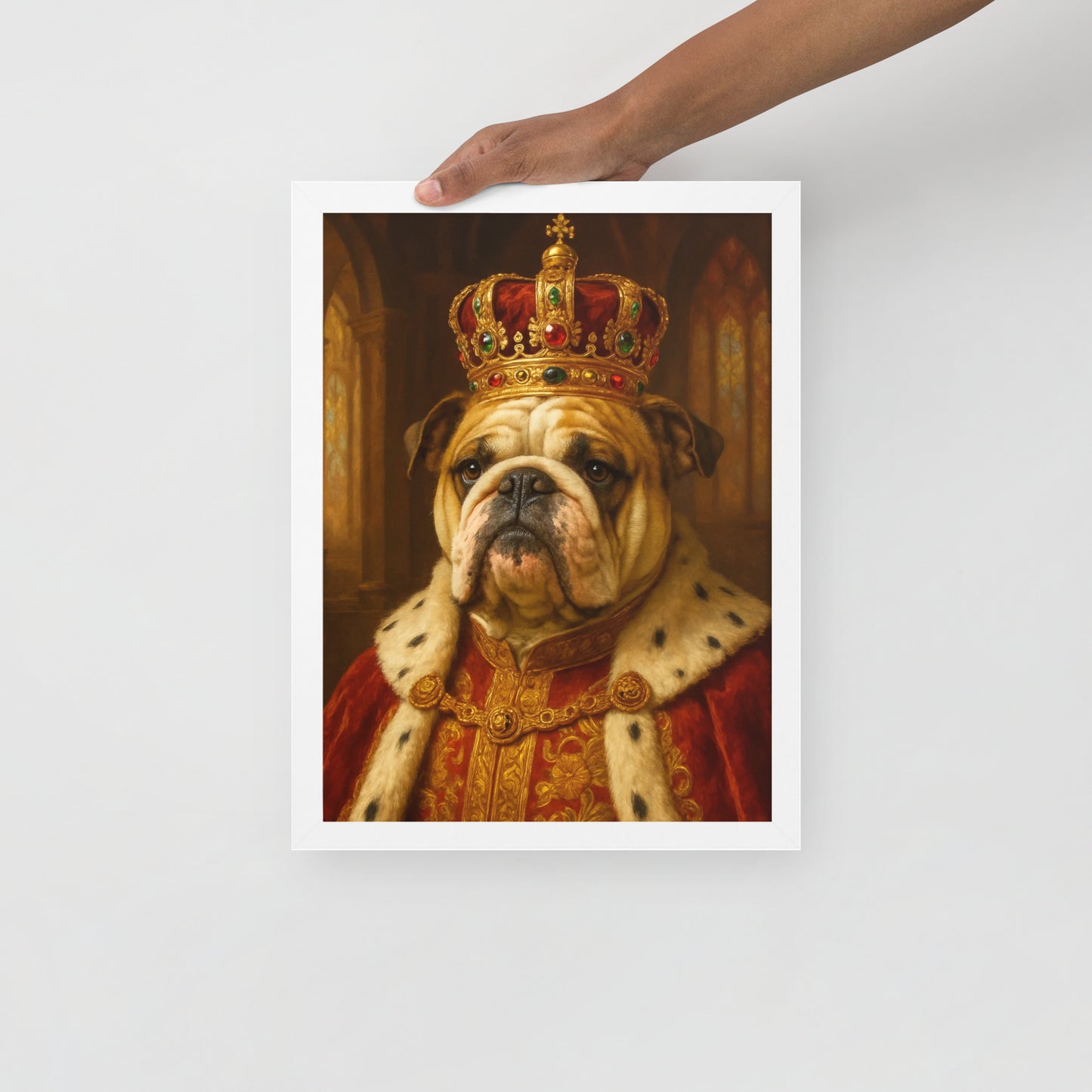 The Sovereign Monarch — Custom Pet Portrait