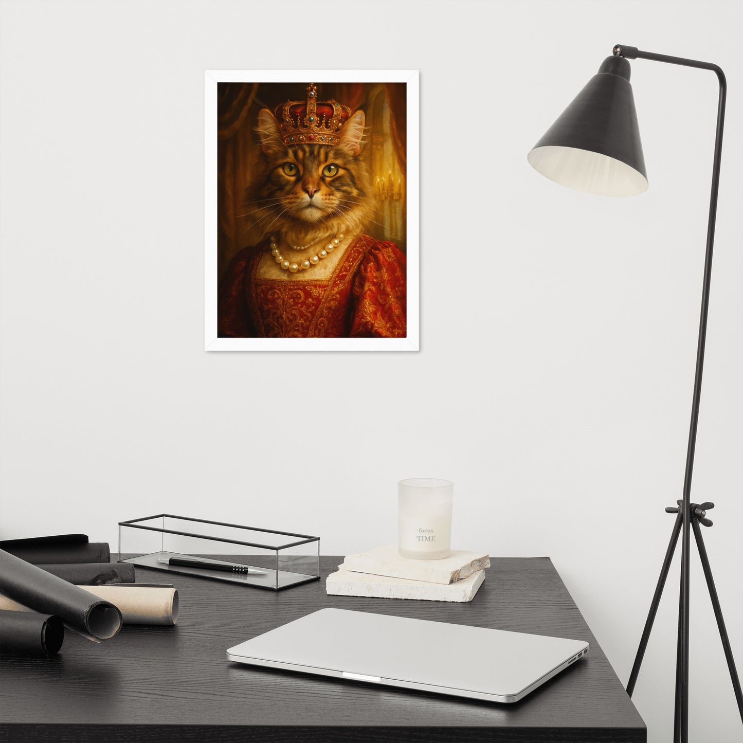 The Majestic Queen — Custom Pet Portrait