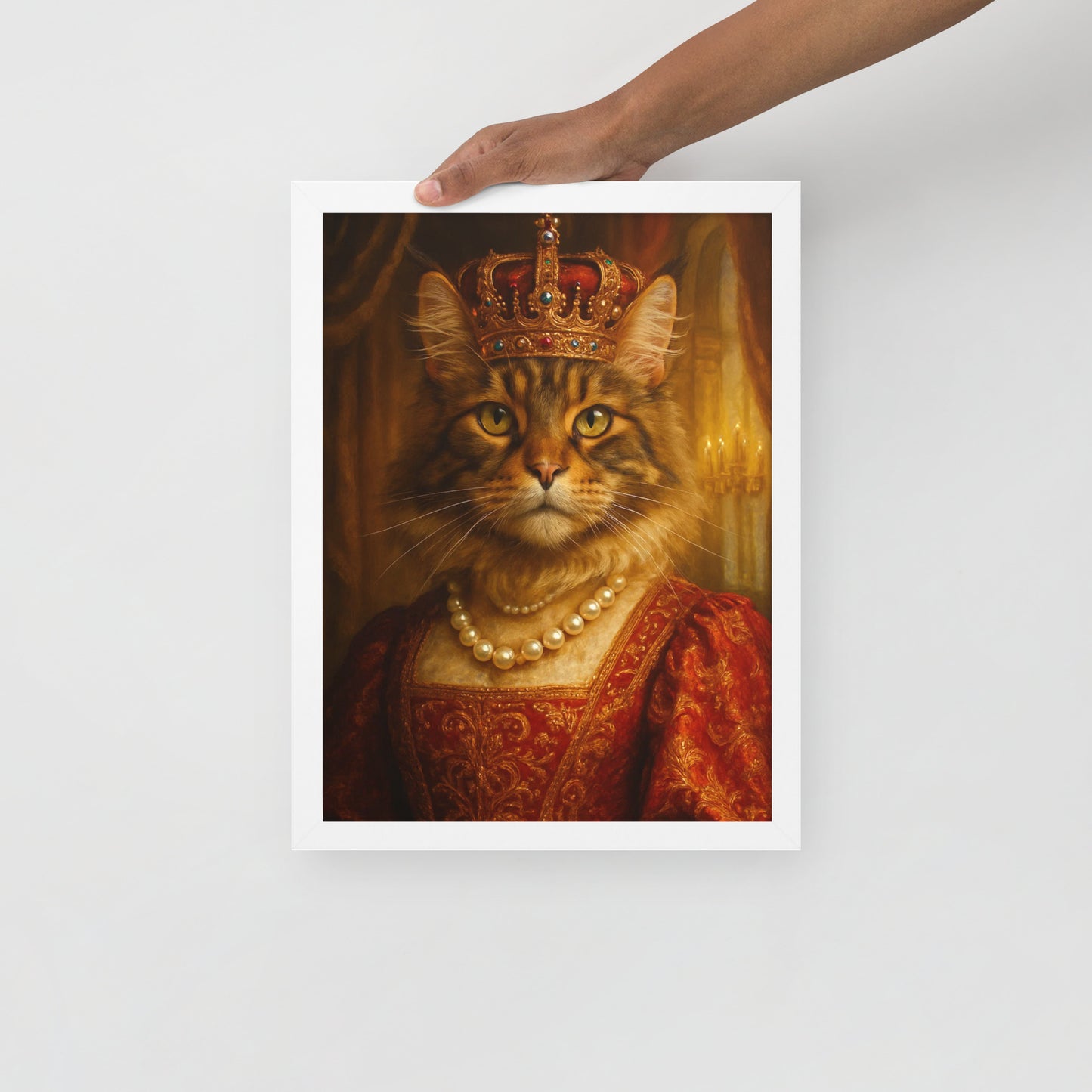 The Majestic Queen — Custom Pet Portrait