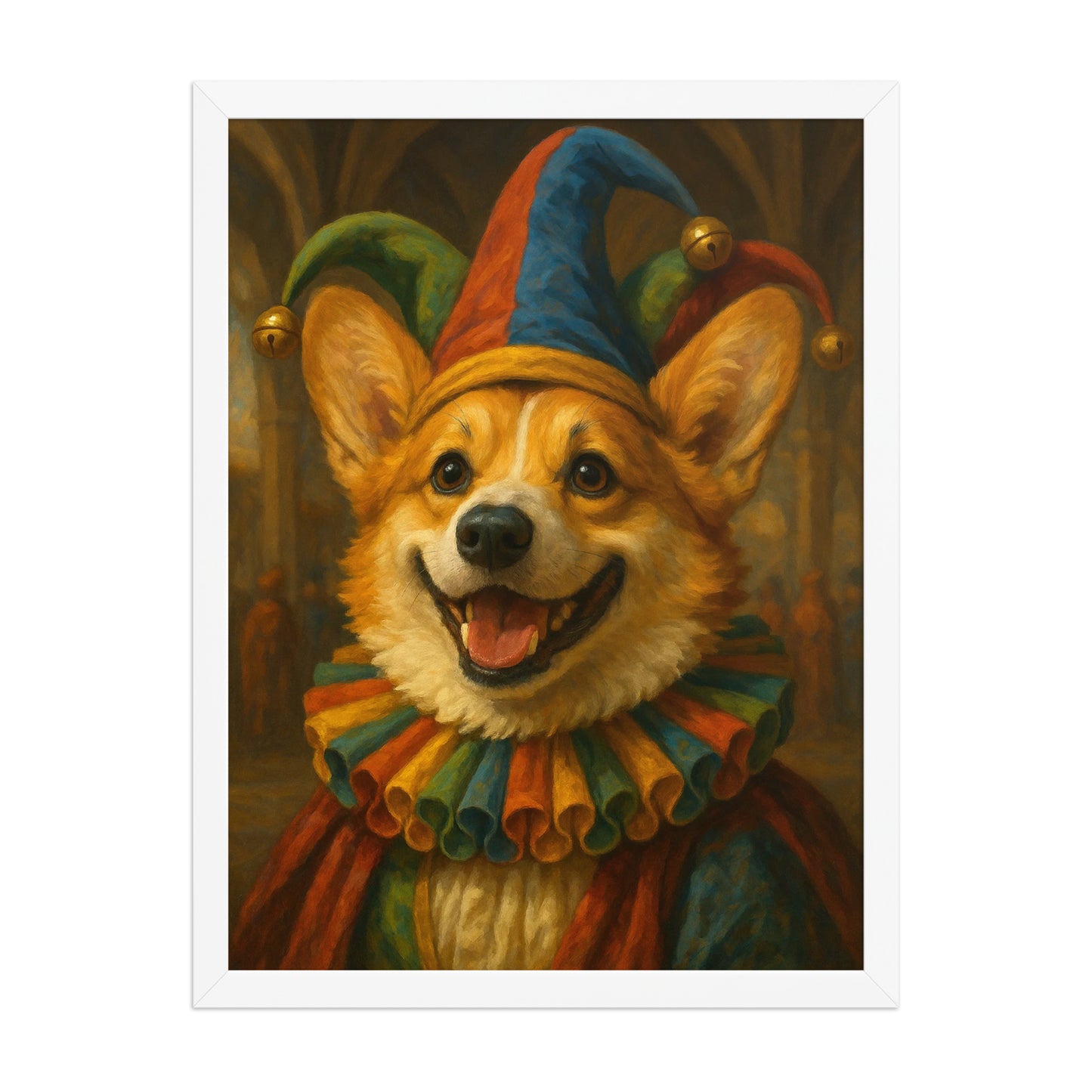 The Royal Jester — Custom Pet Portrait