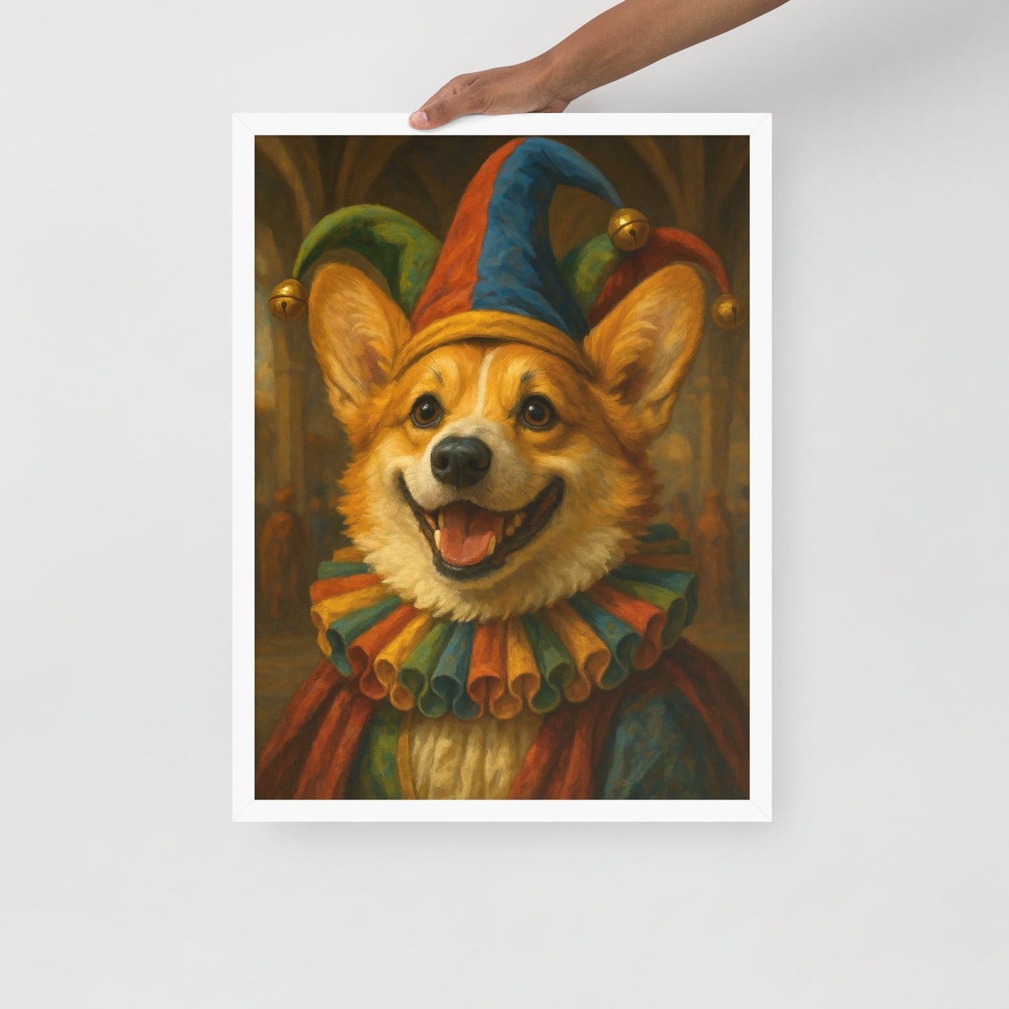 The Royal Jester — Custom Pet Portrait