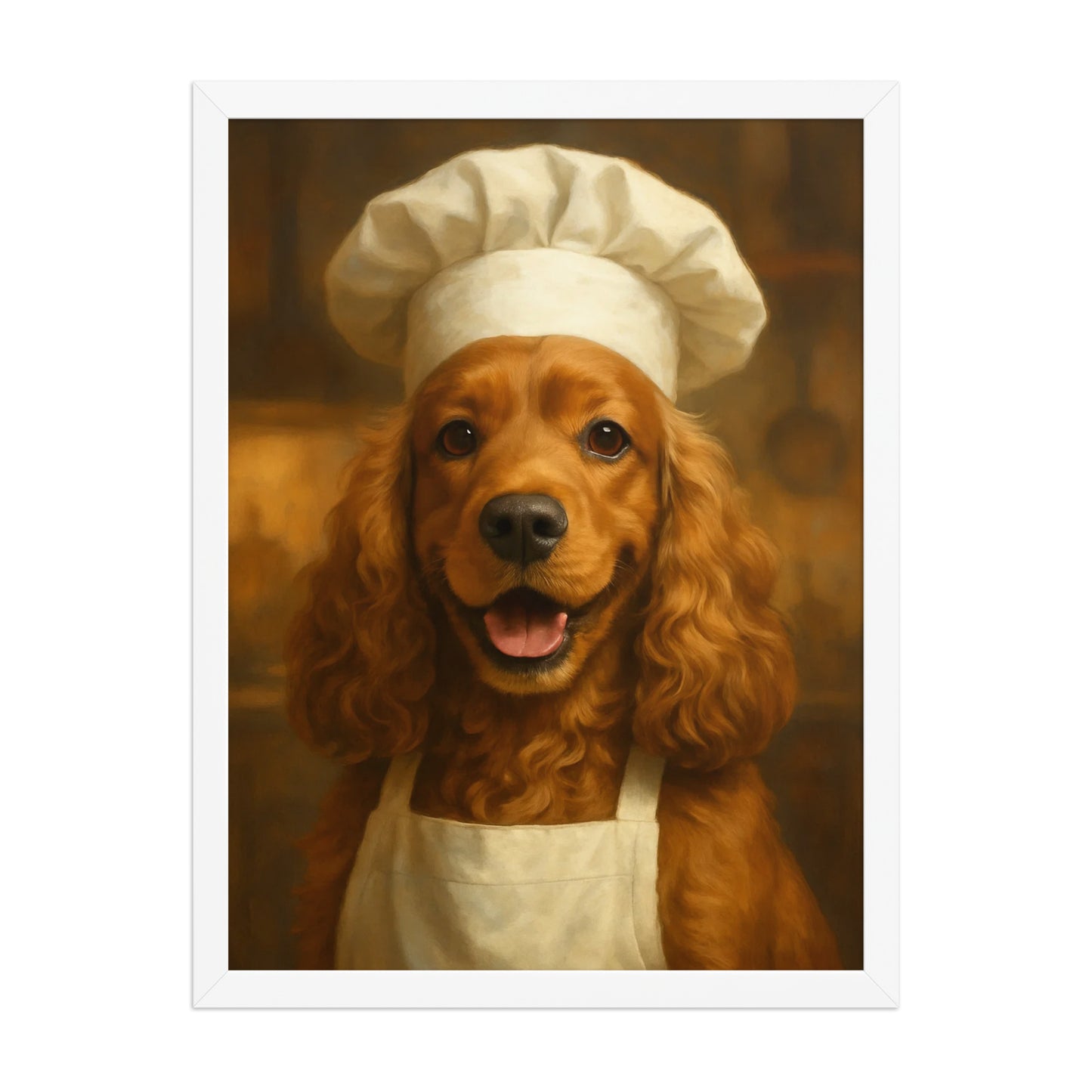 The Chef — Custom Pet Portrait