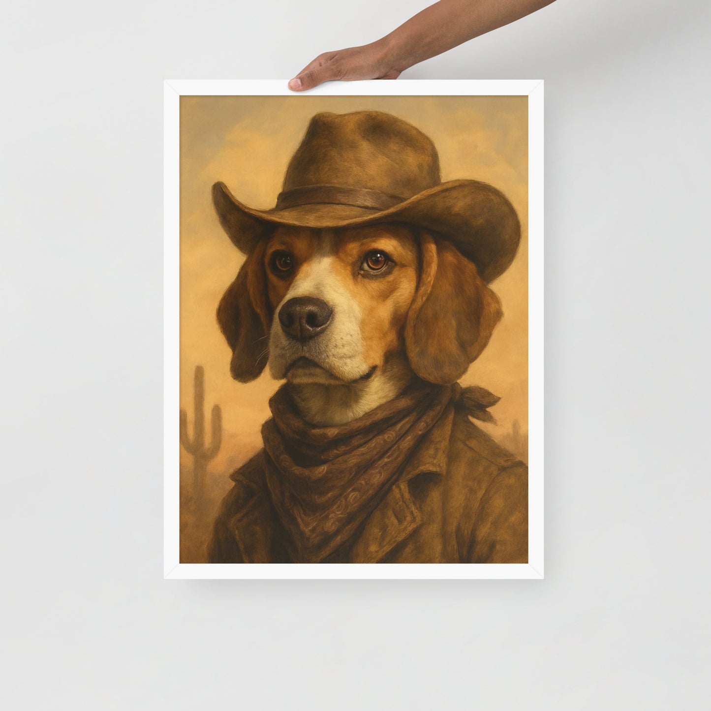 The Cowboy — Custom Pet Portrait