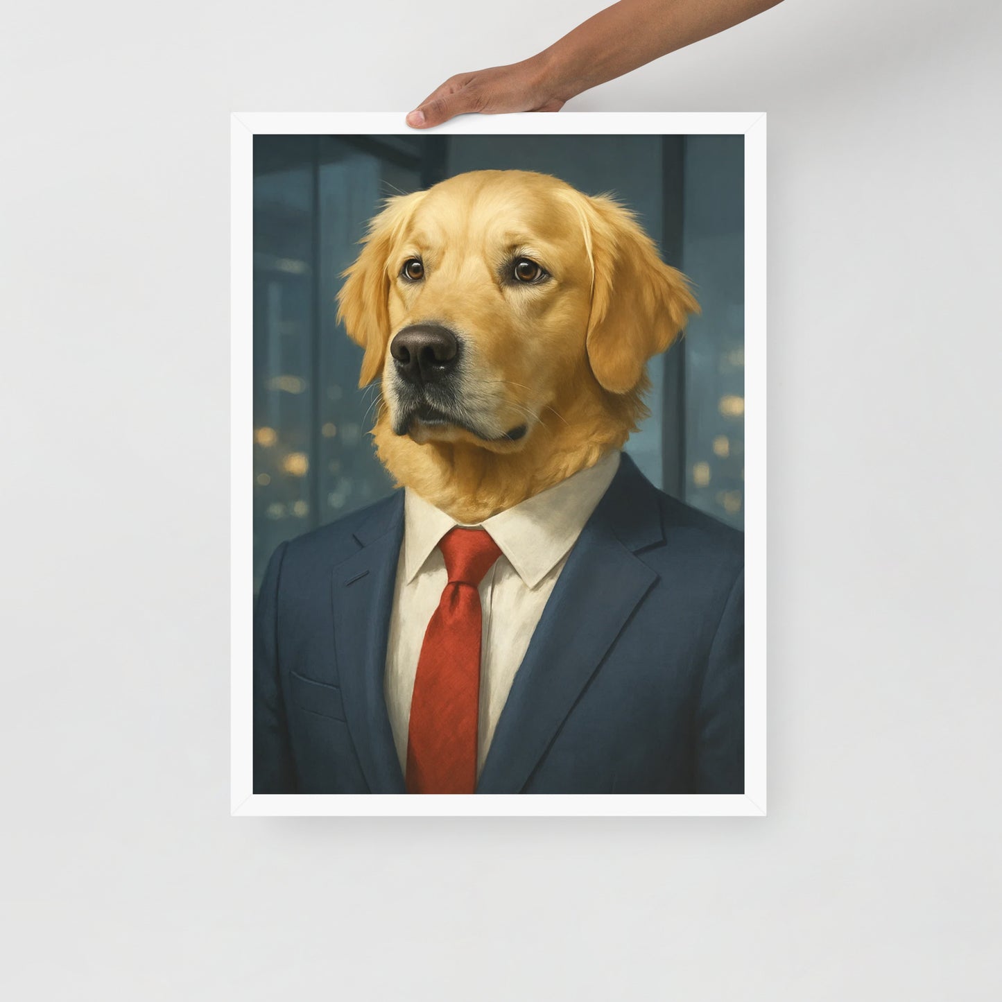 The CEO — Custom Pet Portrait