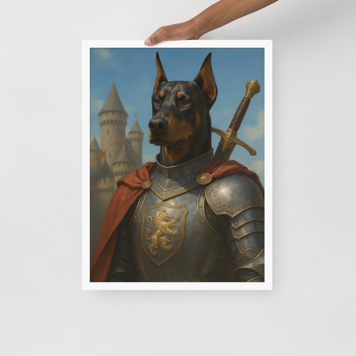 The Noble Knight — Custom Pet Portrait