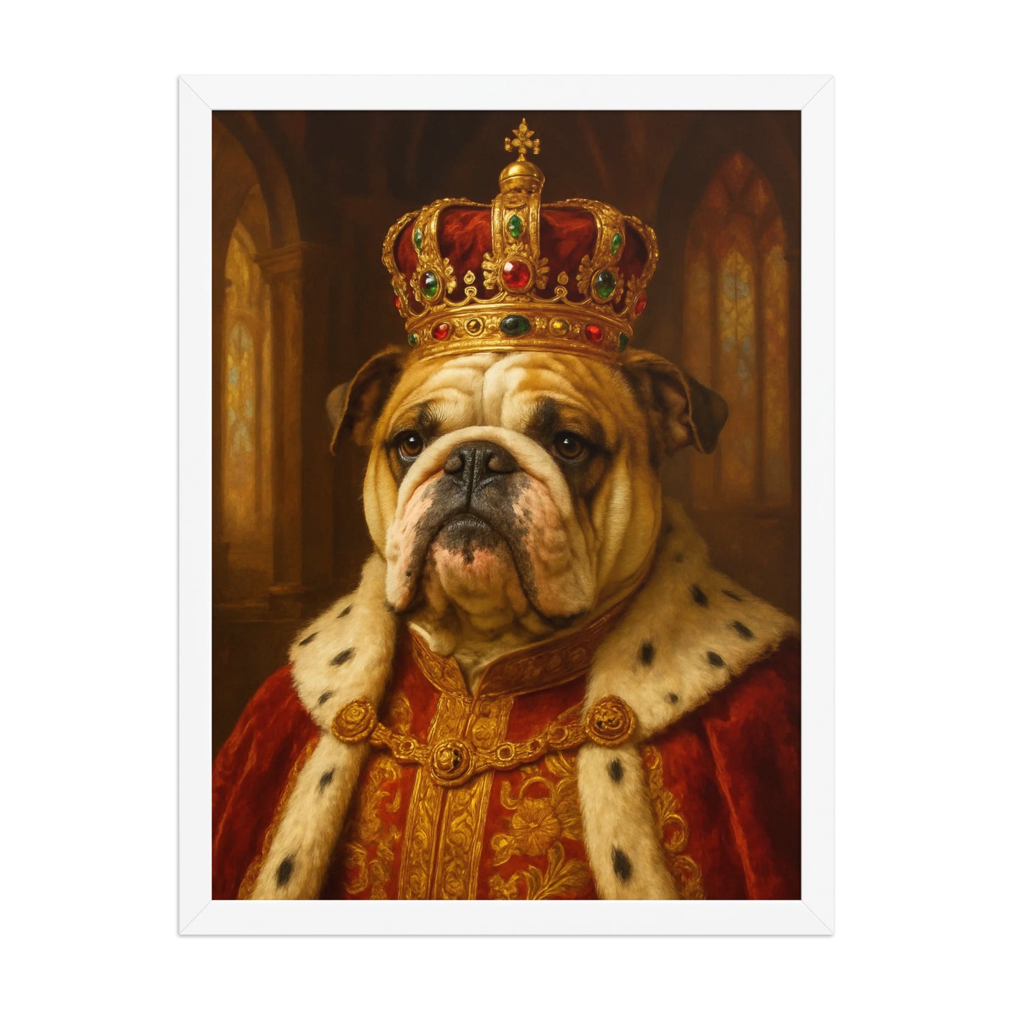 The Sovereign Monarch — Custom Pet Portrait