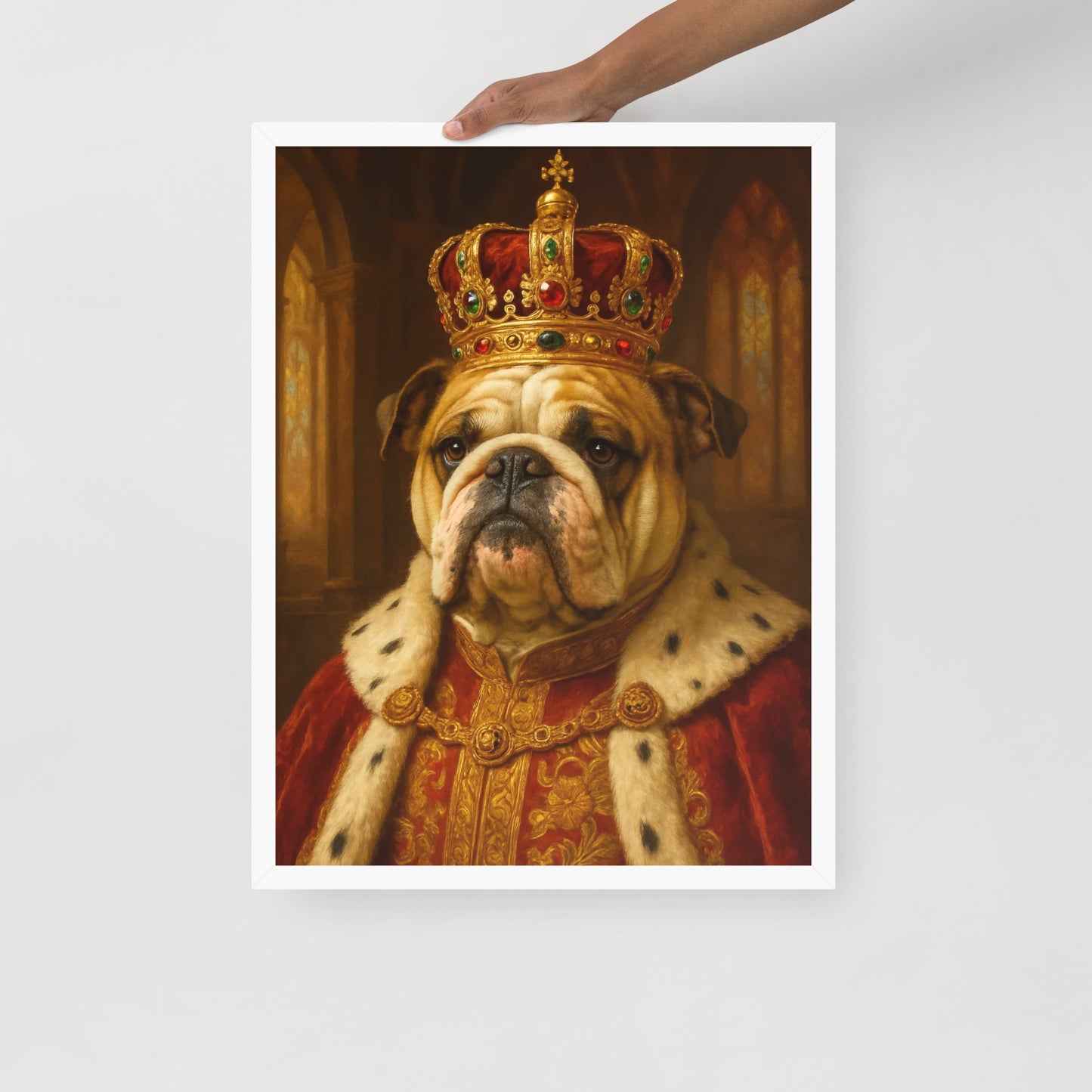 The Sovereign Monarch — Custom Pet Portrait