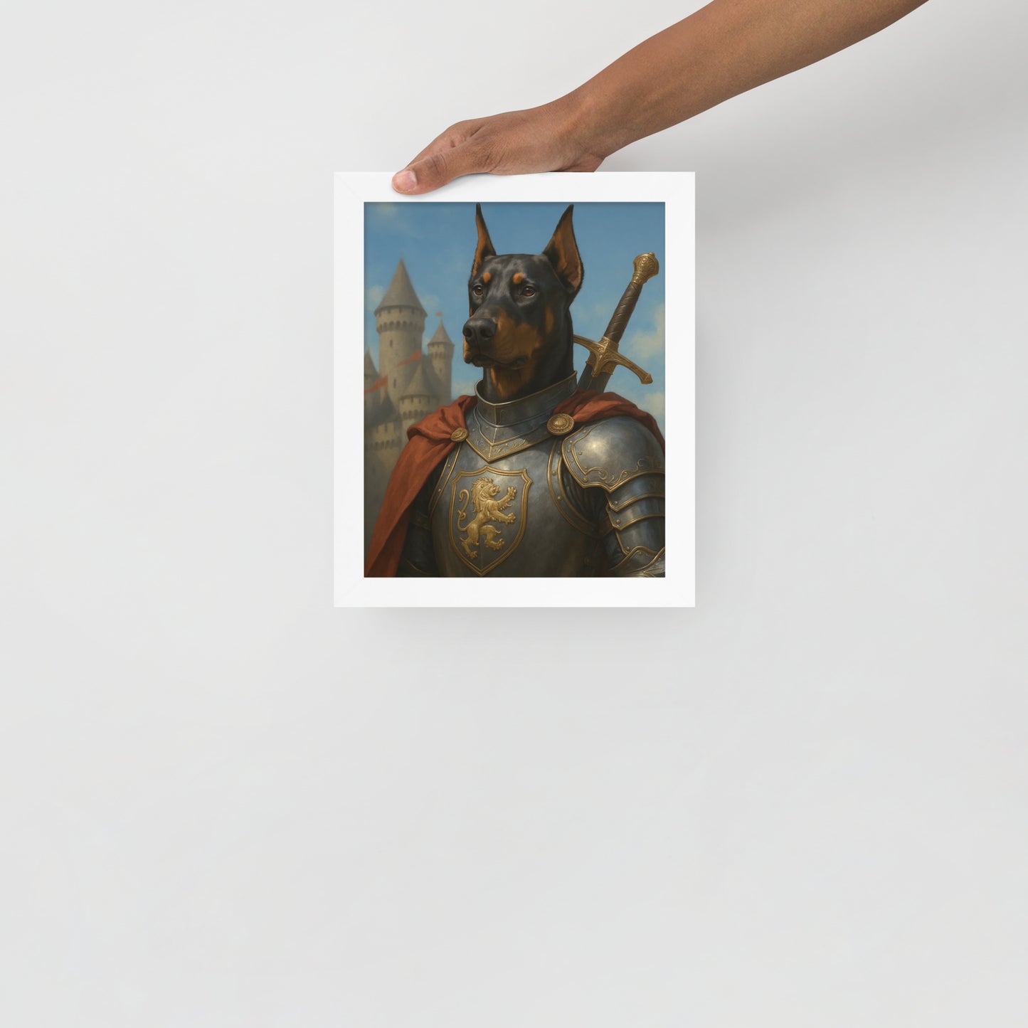 The Noble Knight — Custom Pet Portrait
