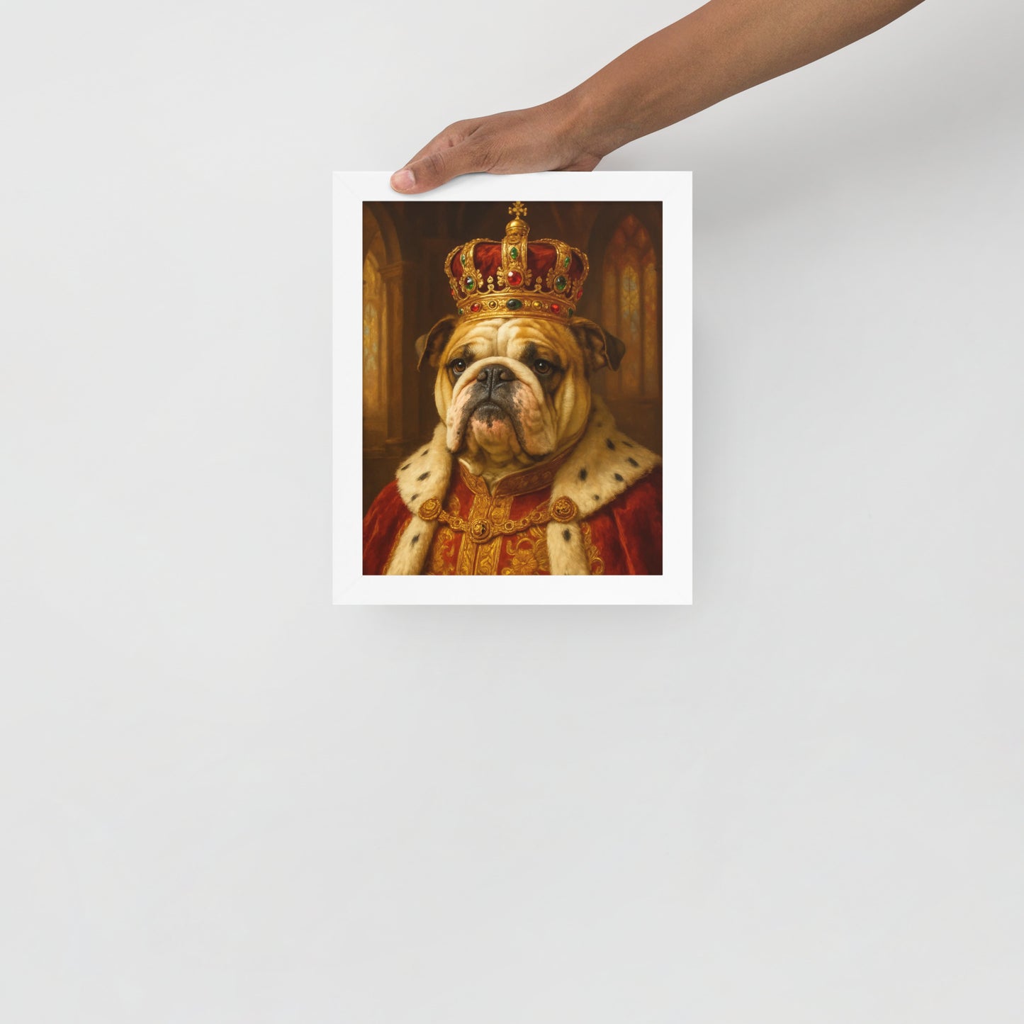 The Sovereign Monarch — Custom Pet Portrait
