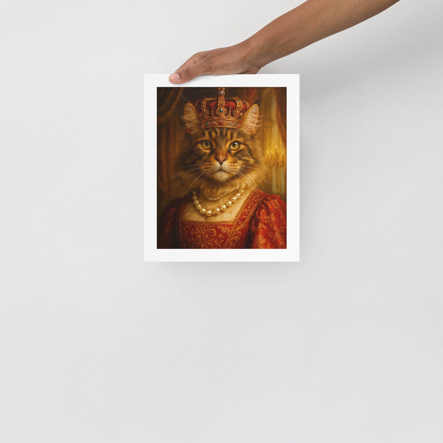 The Majestic Queen — Custom Pet Portrait