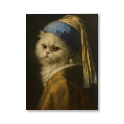 Girl with a Pearl Earring — Custom Pet Portrait