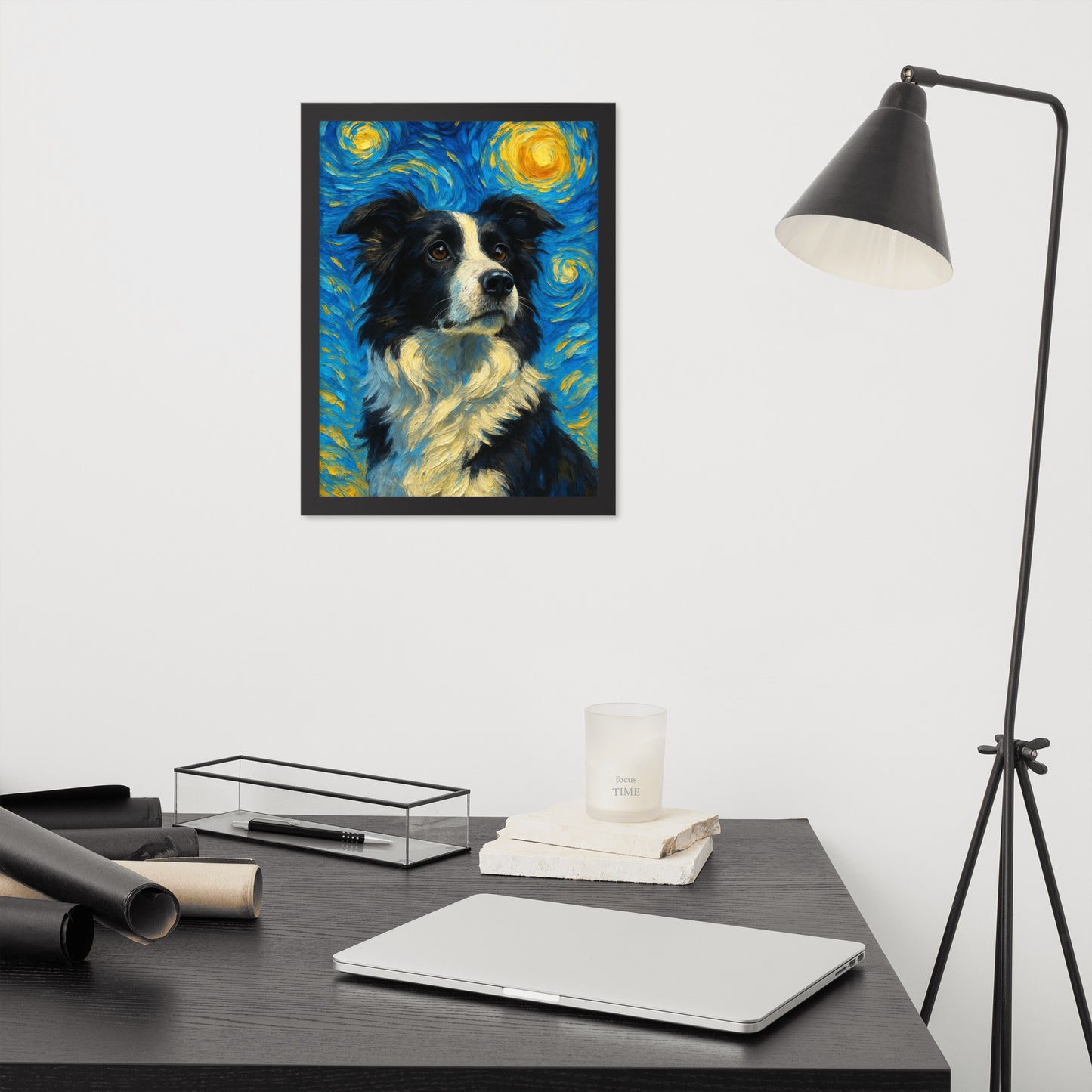 Starry Night Dreamscape — Custom Pet Portrait