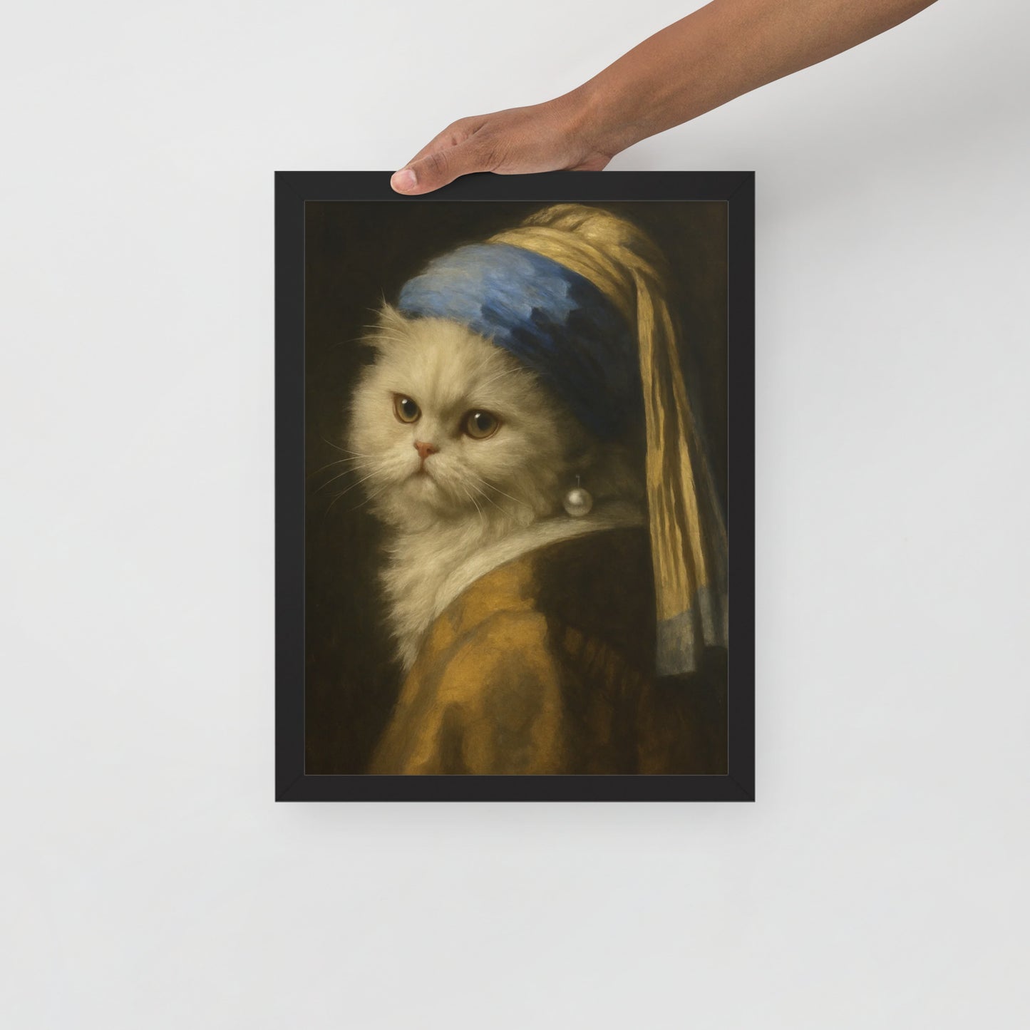 Girl with a Pearl Earring — Custom Pet Portrait