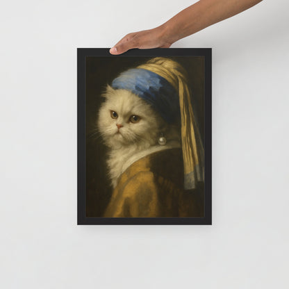 Girl with a Pearl Earring — Custom Pet Portrait
