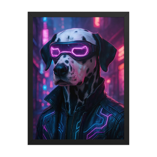 The Cyberpunk Outlaw — Custom Pet Portrait