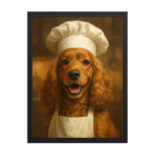 The Chef — Custom Pet Portrait