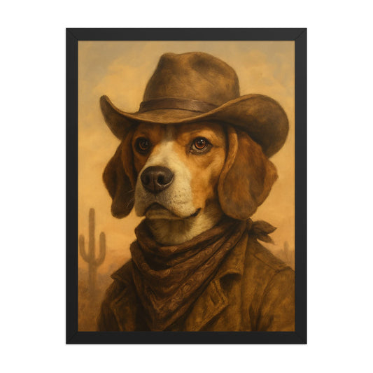 The Cowboy — Custom Pet Portrait