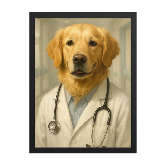 The Doctor — Custom Pet Portrait