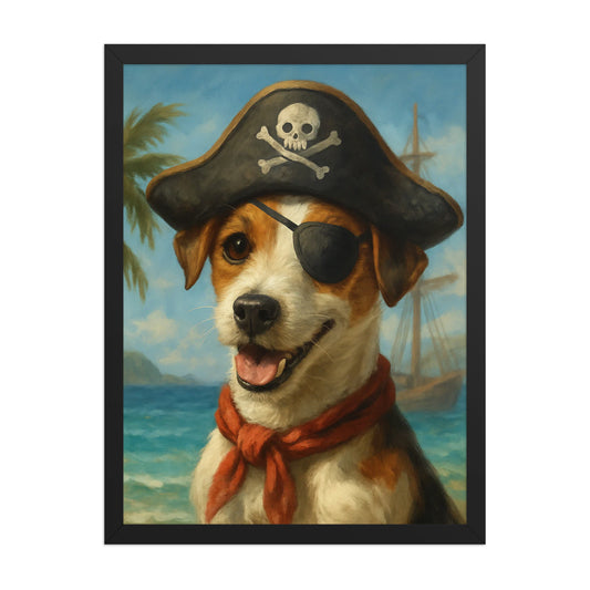 The Fearless Buccaneer — Custom Pet Portrait