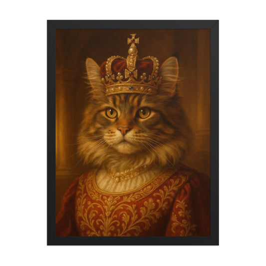 The Majestic Queen — Custom Pet Portrait