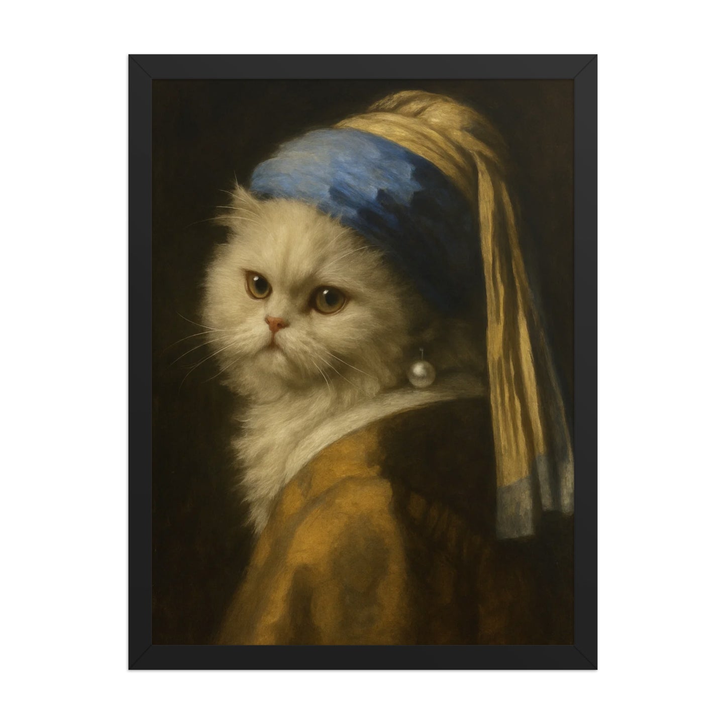 Girl with a Pearl Earring — Custom Pet Portrait