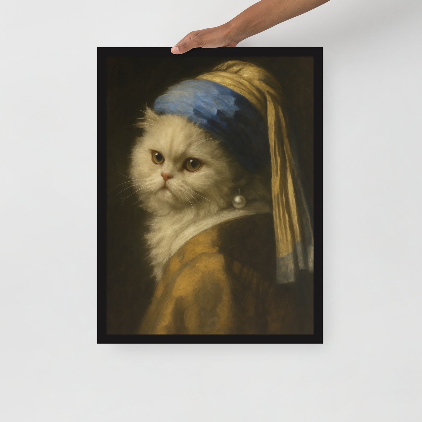 Girl with a Pearl Earring — Custom Pet Portrait