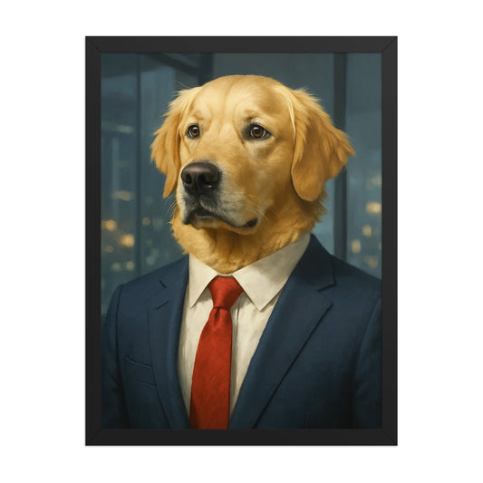 The CEO — Custom Pet Portrait