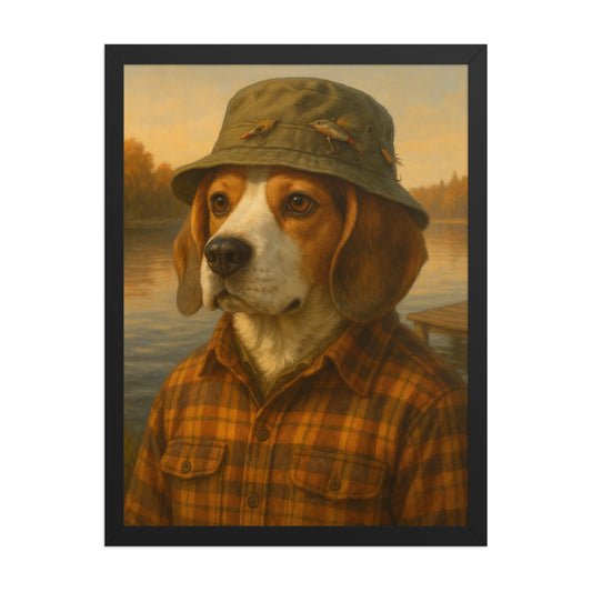 The Fisherman's Companion — Custom Pet Portrait