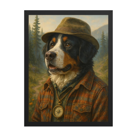 The Hiker's Trailblazer — Custom Pet Portrait