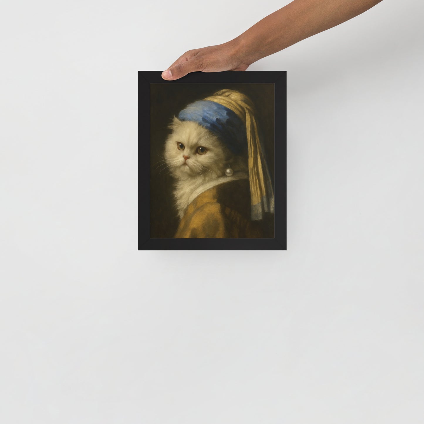 Girl with a Pearl Earring — Custom Pet Portrait