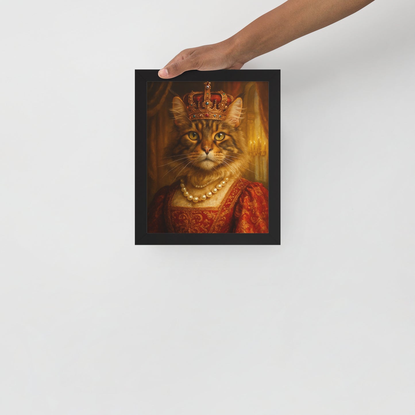The Majestic Queen — Custom Pet Portrait